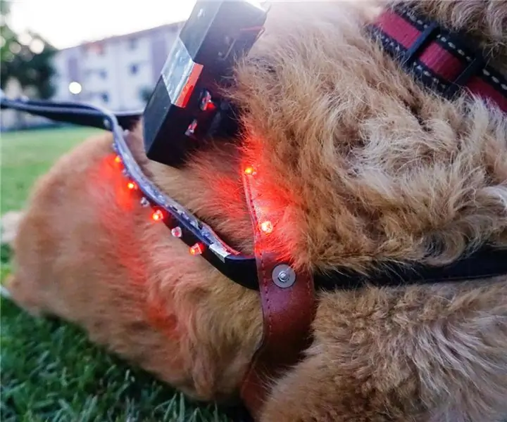 LED indikátor vzdialenosti pre postroj pre psa: 5 krokov (s obrázkami)