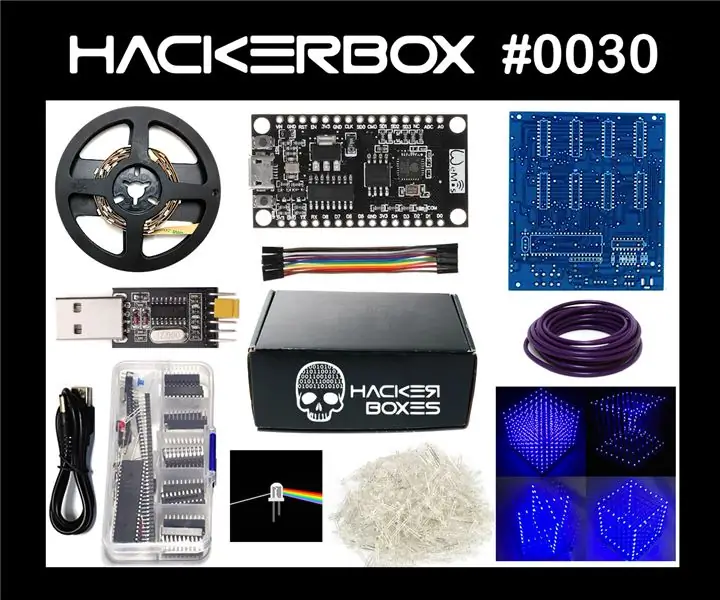 HackerBox 0030: Жарық формалары: 11 қадам