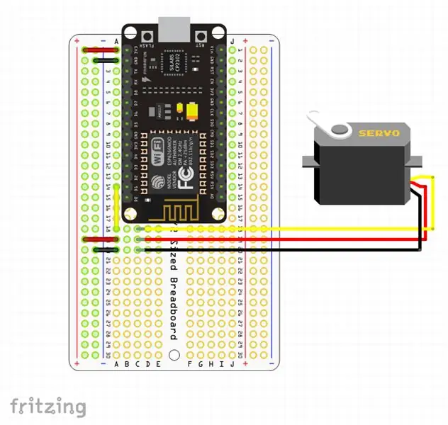 NodeMCU ESP8266 ወረዳ ይገንቡ