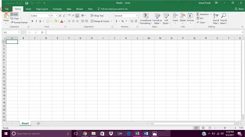 Excel darblapas saglabāšana