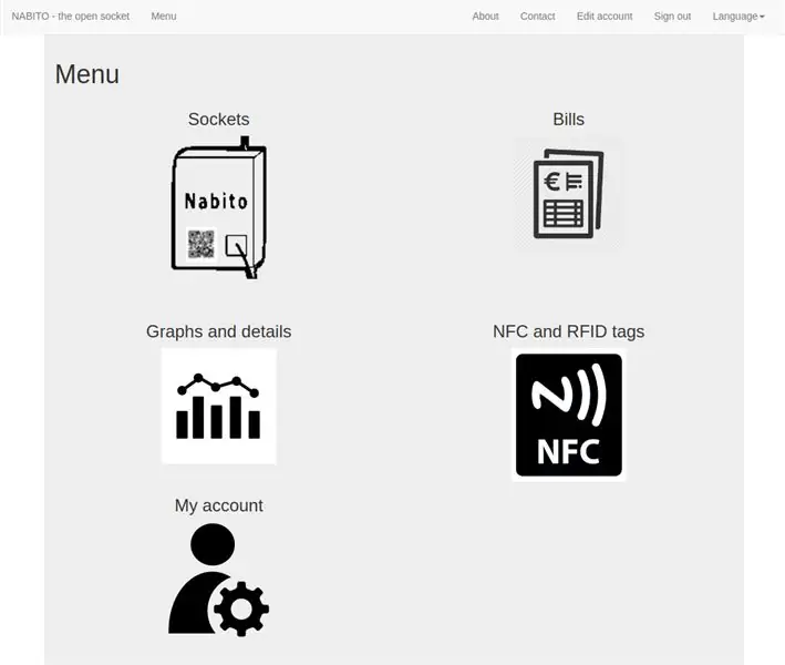 Configuración de la aplicación web