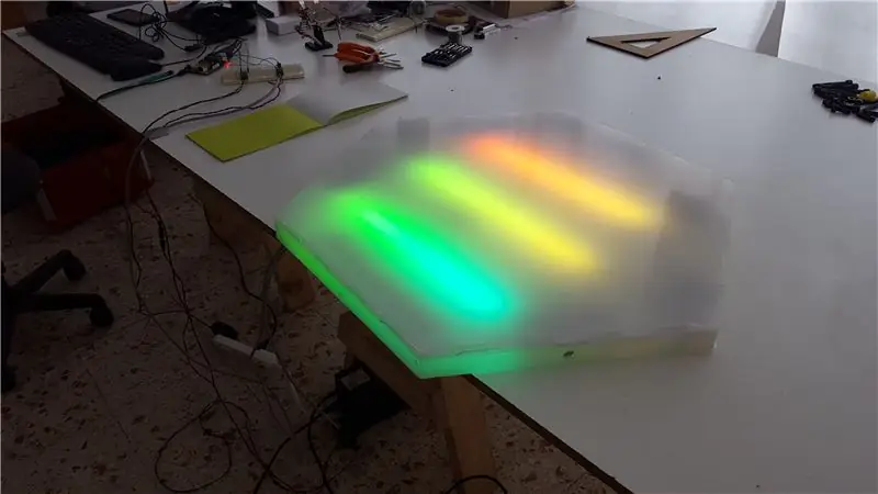 Instalācija La Tira De Neopixeles