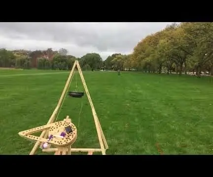 Pi Catapult: 7 Hakbang (na may Mga Larawan)