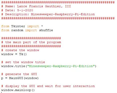 Programm formatieren