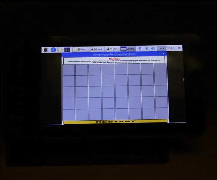 Minesveiper-Raspberry-Pi-utgave: 7 trinn (med bilder)
