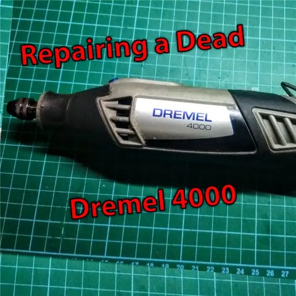 Dremel 4000'i tamir etme