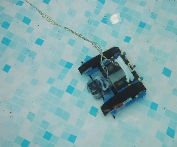 Robot Pembersih Suria Bluetooth Kolam Renang Bawah Air: 8 Langkah