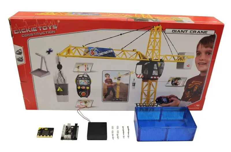 Hacking a Toy Crane for Micro: bit Control