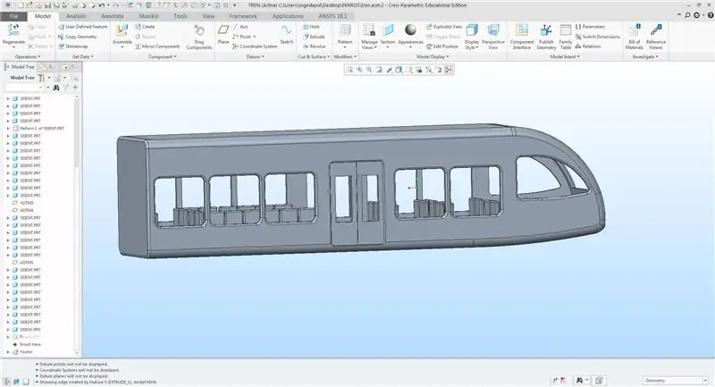 Projetar modelo 3D