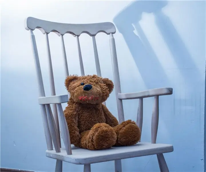 Spooky Teddy - Chaise berçante et tête rotative alimentée par Arduino : 11 étapes (avec photos)