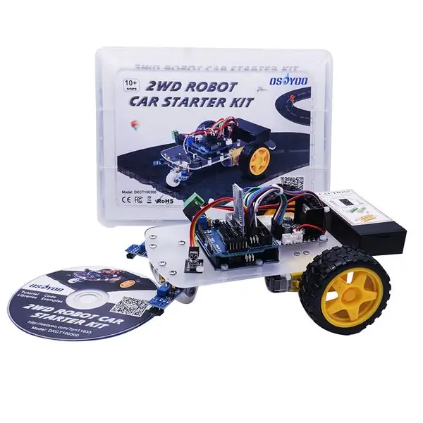 OSOYOO 2WD Roboter Auto Starter Kit