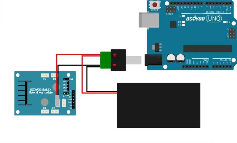 Koppel die UNO-bord, batterykas en OSOYOO Model-X aan