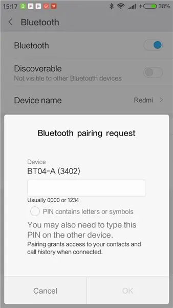 Android телефонуңуздун Bluetooth'ун күйгүзүңүз