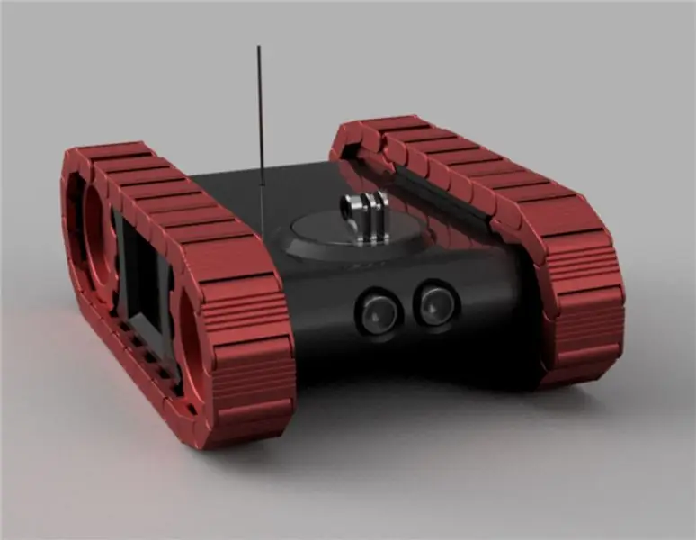 Tanque controlado por RC impresso em 3D !!