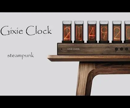 Hodiny Gixie: Nejkrásnější Glow Tube Clock: 4 kroky