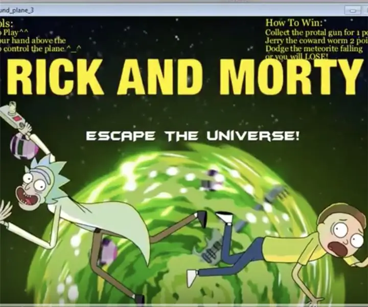 Rick & Morty: Escape the Universe! Ultrazvukový senzor přiblížení: 7 kroků (s obrázky)