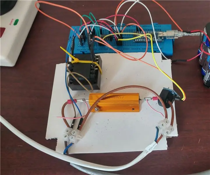 Hoe de AC Power Factor te meten met Arduino: 4 stappen