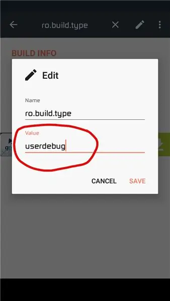 Szerkesztés a Build Prop -ban