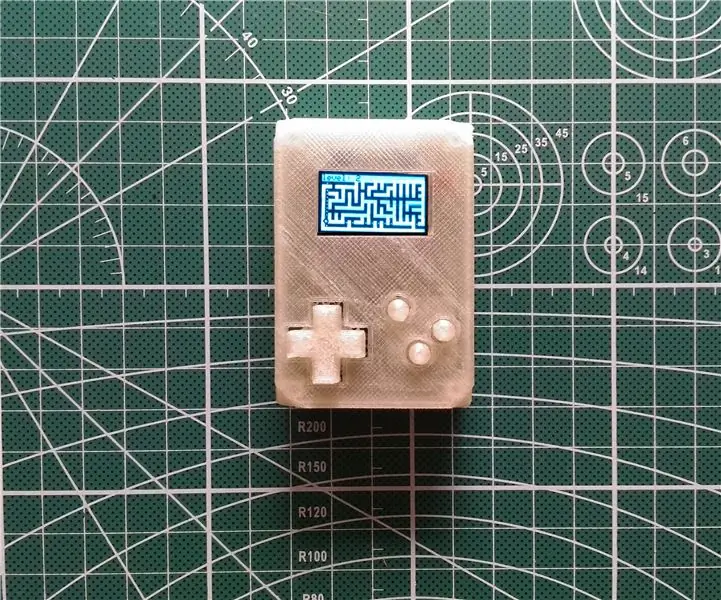 Arduino Pocket Game Console + A-Maze - Maze Game: 6 Hakbang (na may Mga Larawan)