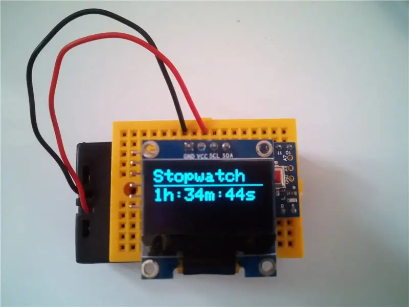 Um cronômetro Arduino simples e prático