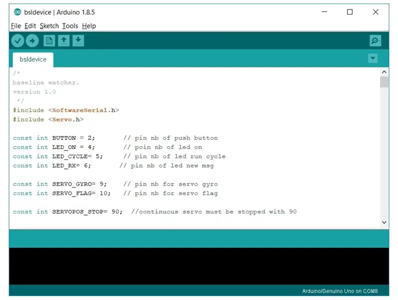 ซอฟต์แวร์ - Arduino Sketch