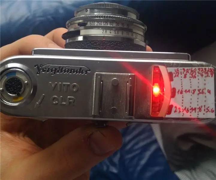 Noul micrometru de lumină pentru vechea cameră Voigtländer (vito Clr): 5 pași