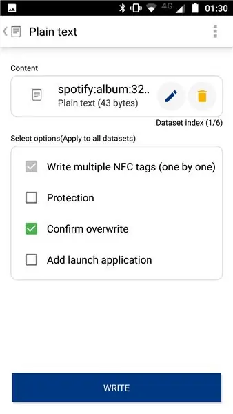 Escribiendo URI de Spotify con TagWriter