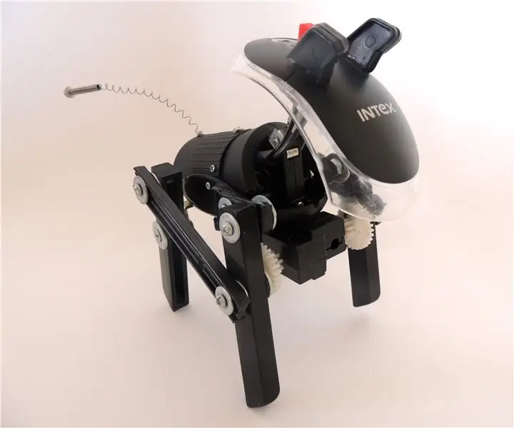 Robo-Dog Sederhana (terbuat dari Kunci Piano, Pistol Mainan, dan Mouse): 20 Langkah (dengan Gambar)