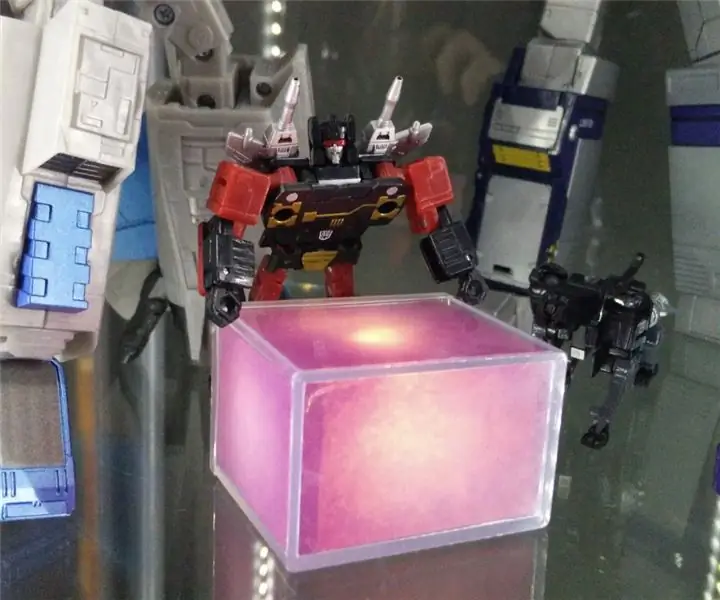 Transformers ™ Masterpiece Soundwaveдин Energon Cube үчүн жарык берүү: 7 кадам (сүрөттөр менен)