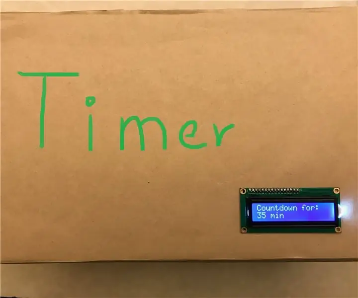 Arduino Counting Timer for Kunngjøring: 5 trinn