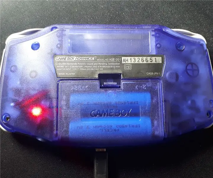 Režim dobíjecí baterie Game Boy Advance: 6 kroků