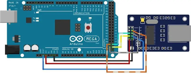 Selecteer het juiste apparaat ENC28J60 of W5100-serie