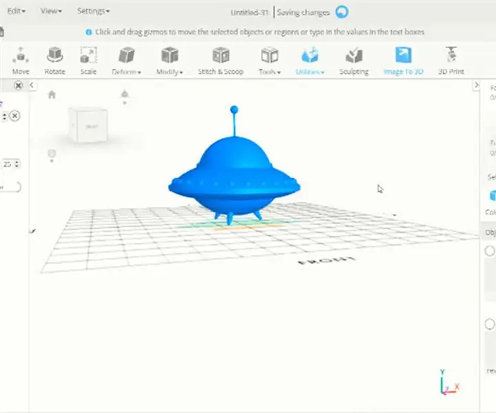 SelfCAD 3D NLO apmācība: 6 soļi