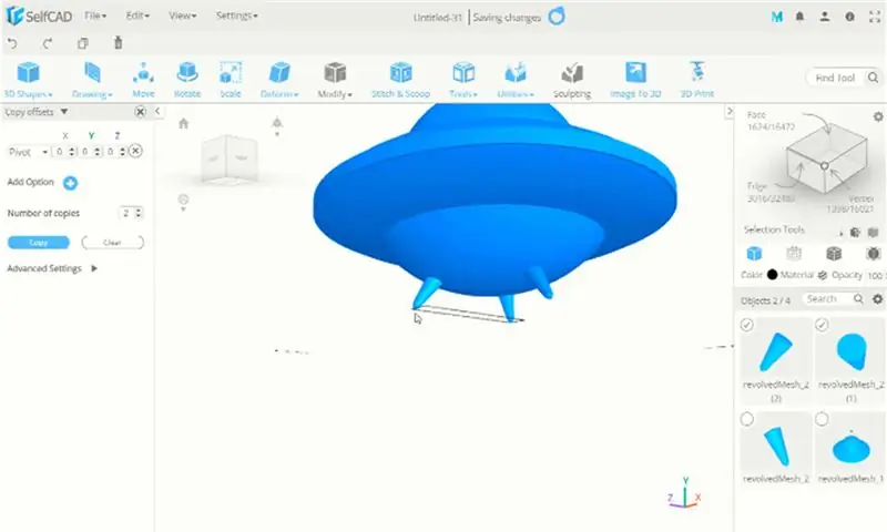 Pindahkan Objek Padat 3d 2