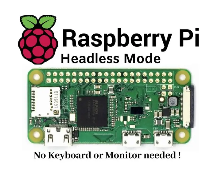 Raspberry Pi -ni monitorsiz boshqarish: 7 qadam