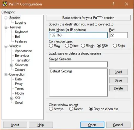 SSH in die Pi