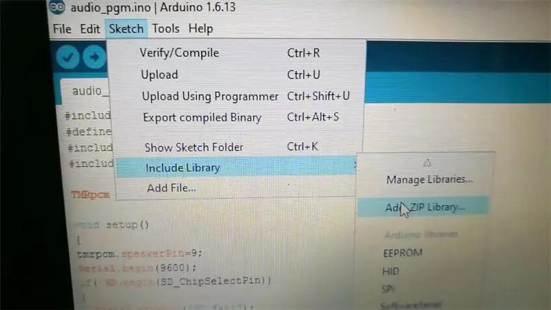 Bibliotheek toevoegen in Arduino