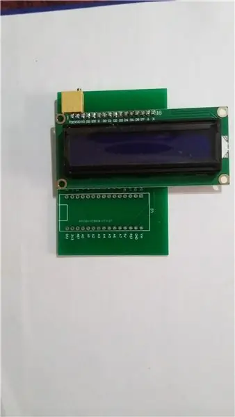 Εγκατάσταση της οθόνης LCD 16 X 2