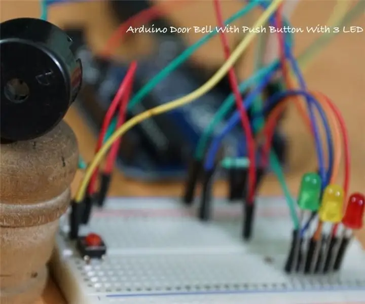 Arduino Door Bell พร้อม VU Meter: 4 ขั้นตอน (พร้อมรูปภาพ)