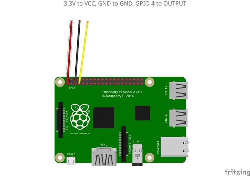 Cablatge del sensor PIR