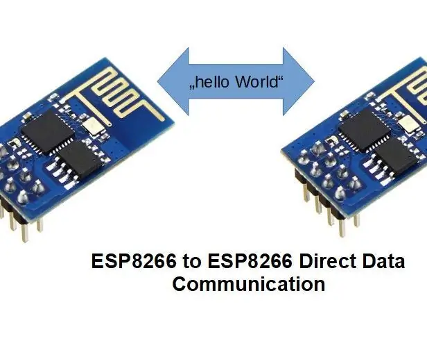 ESP8266 Kev Sib Txuas Cov Ntaub Ntawv Ncaj Ncees: 3 Cov Kauj Ruam