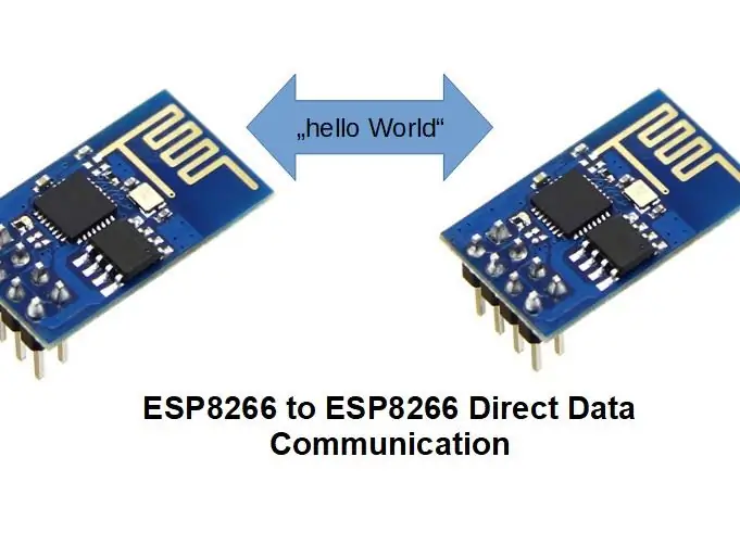 ESP8266 การสื่อสารข้อมูลโดยตรง