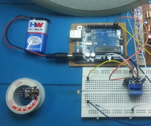 Arduino yordamida lazerli xavfsizlik signalizatsiyasi loyihasi: 5 qadam