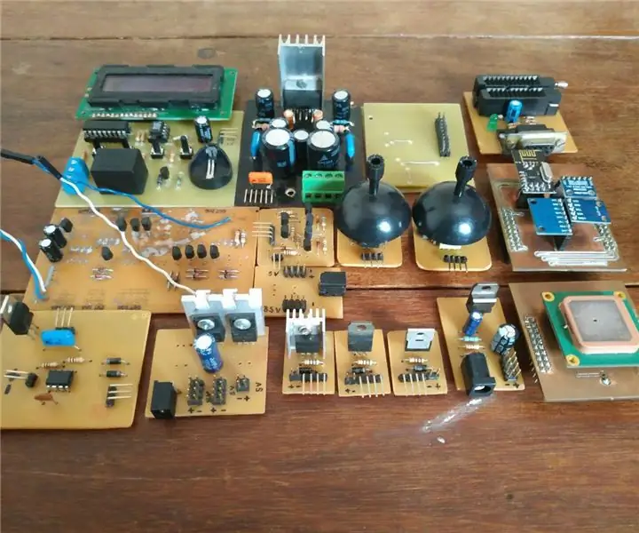 Proiectare și gravare PCB Prezentare generală: 5 pași Proiectare și gravare PCB Prezentare generală: 5 pași