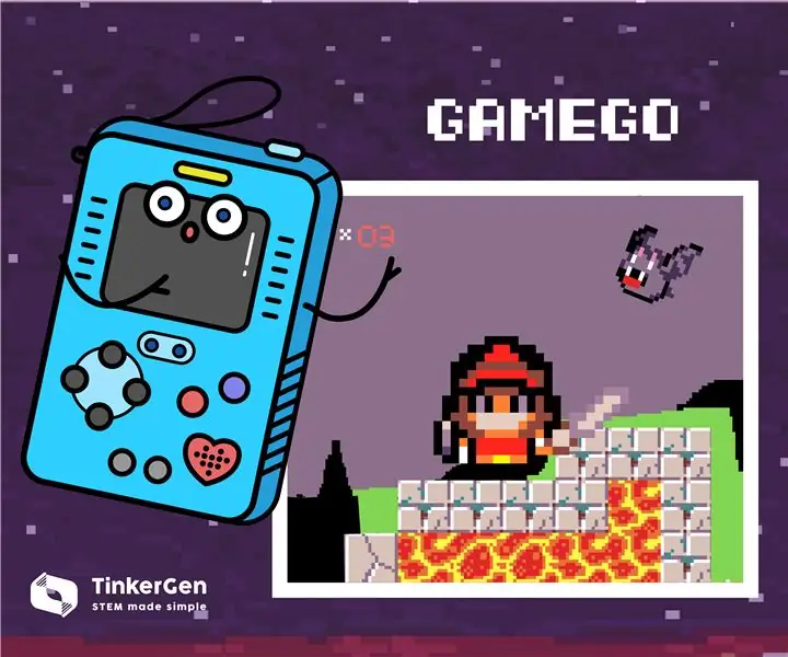 Plateforme avec des niveaux infinis sur GameGo avec Makecode Arcade : 5 étapes (avec photos)