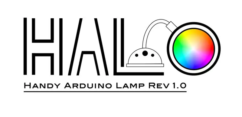 HALO: lampe Arduino pratique Rev1.0 avec néopixels