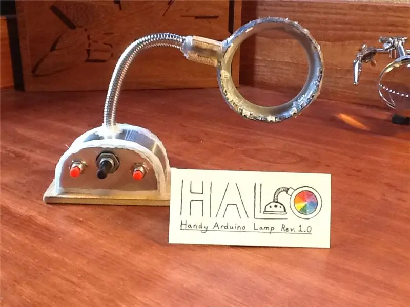 HALO: Handy Arduino Lamp Rev1.0 W/NeoPixels