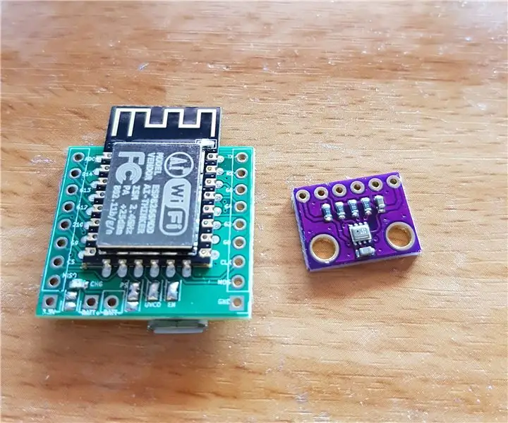 محطة أرصاد جوية ESP8266، BMP280، MQTT: 4 خطوات