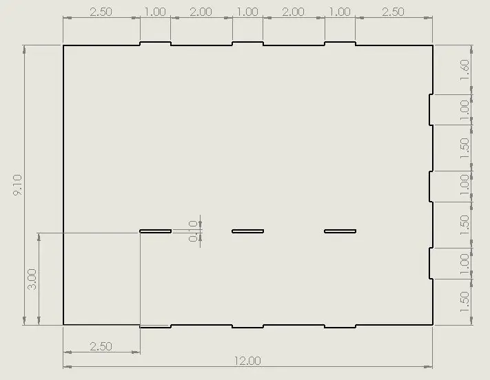 Venstre side CAD