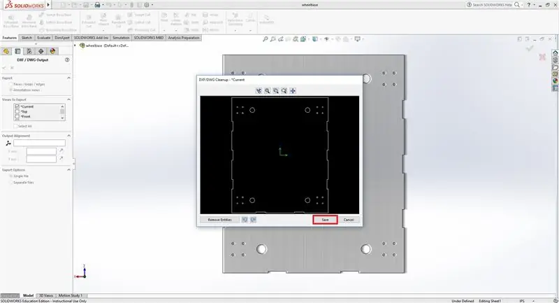 DXF -tiedoston luominen